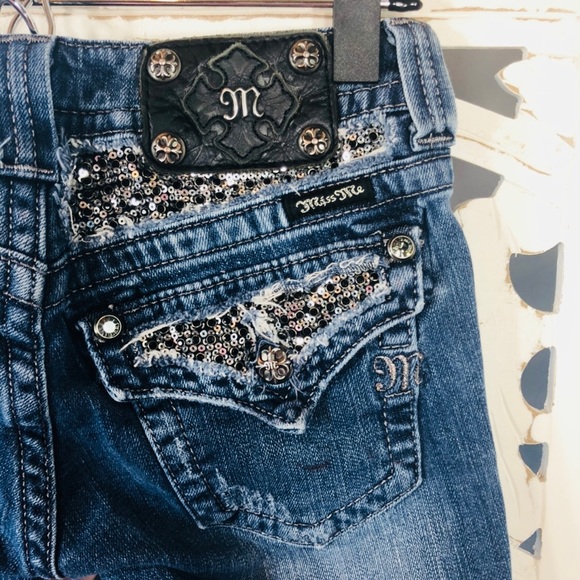 Miss Me Pants - Miss Me Bermuda Shorts JP6069M